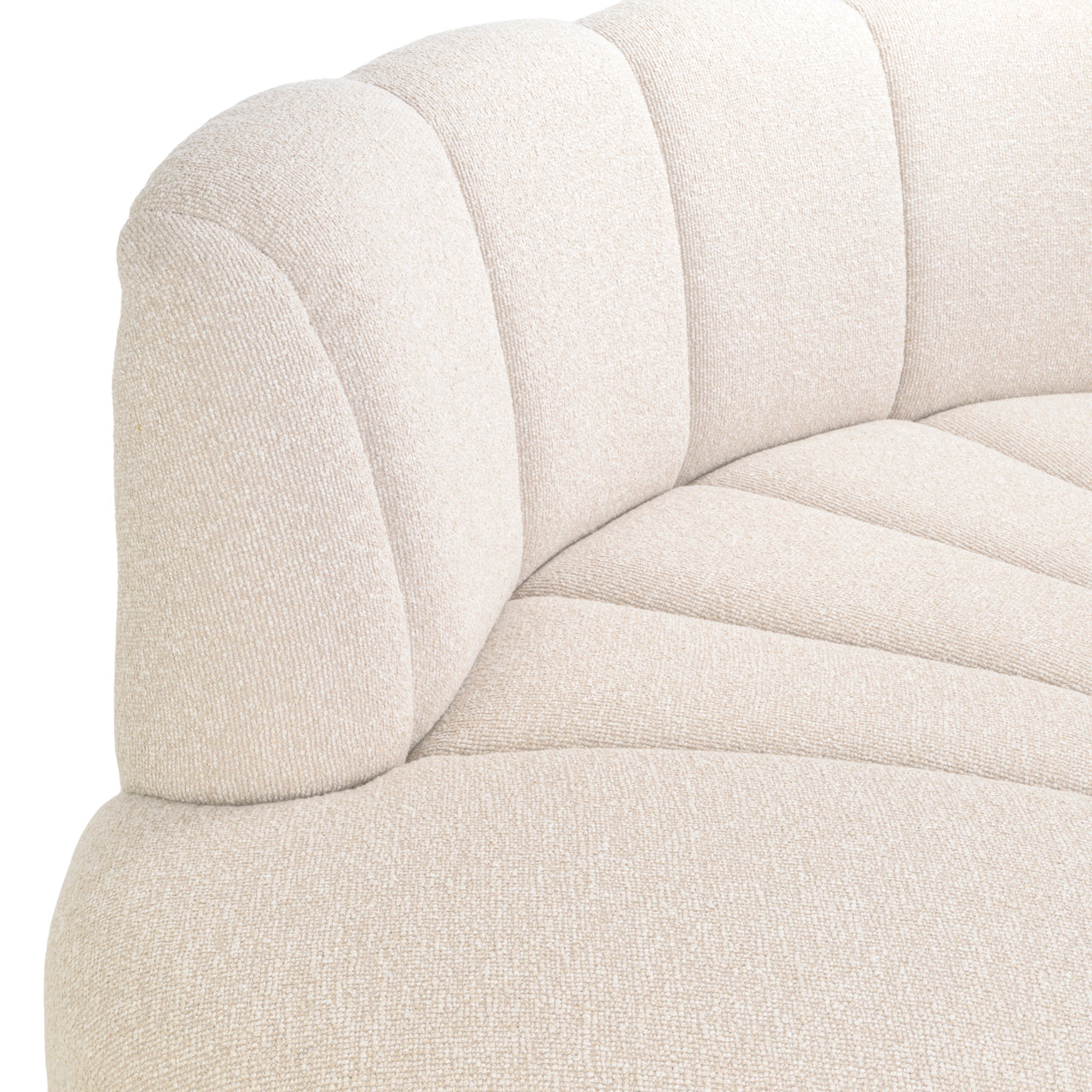 Dining bench Landmark lodge desert round - fully upholstered (Set of 2)