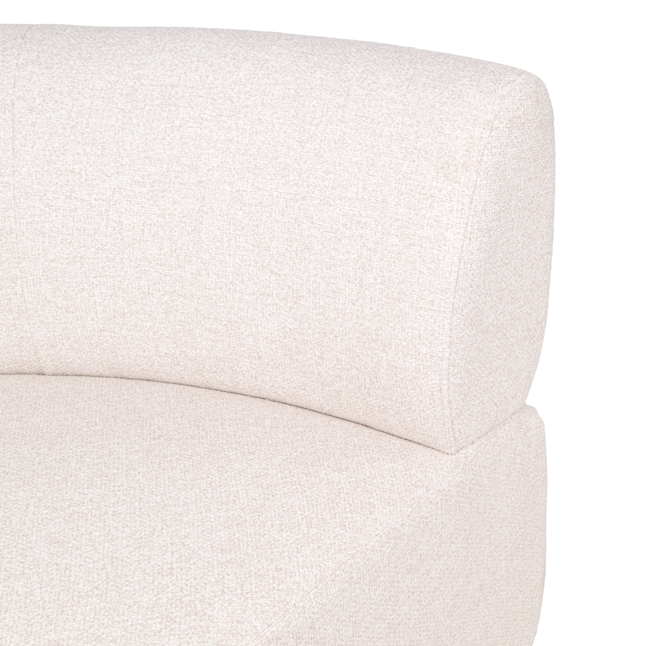 Dining bench Sorrobon customized round - fully upholstered