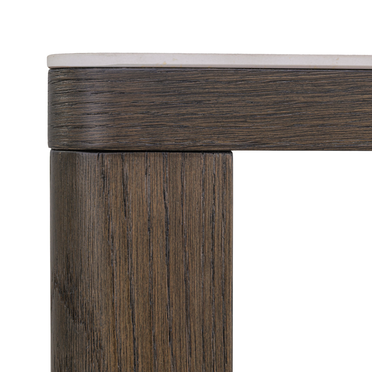 Sofa side table Nando brown