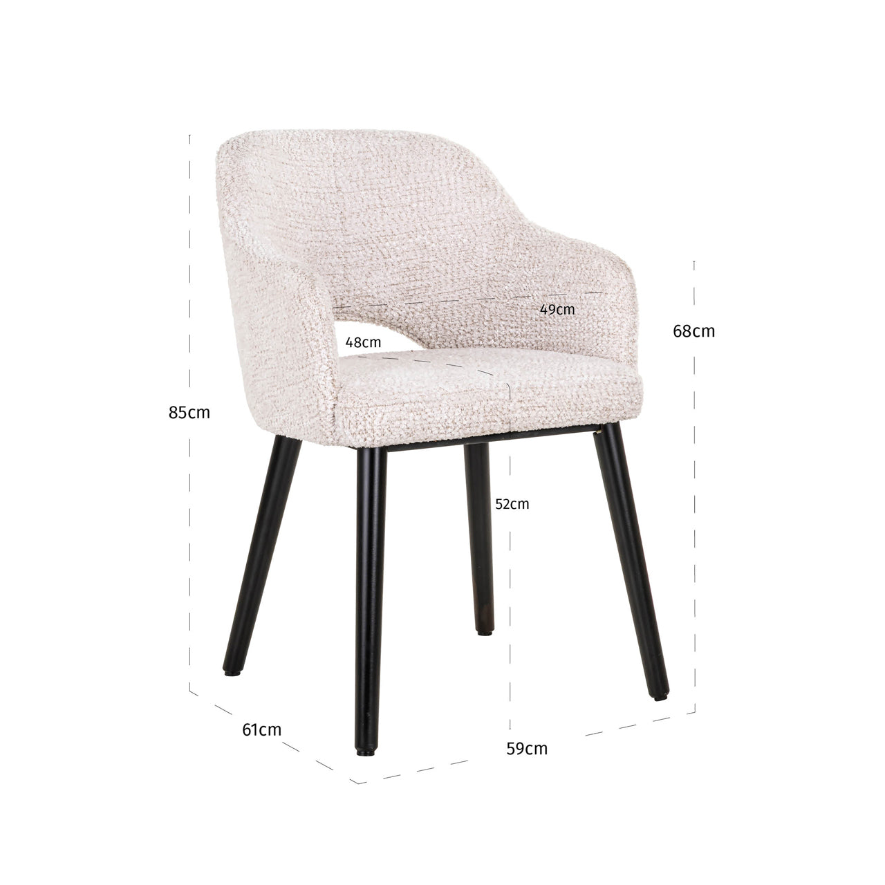 Dining chair Gianna customized