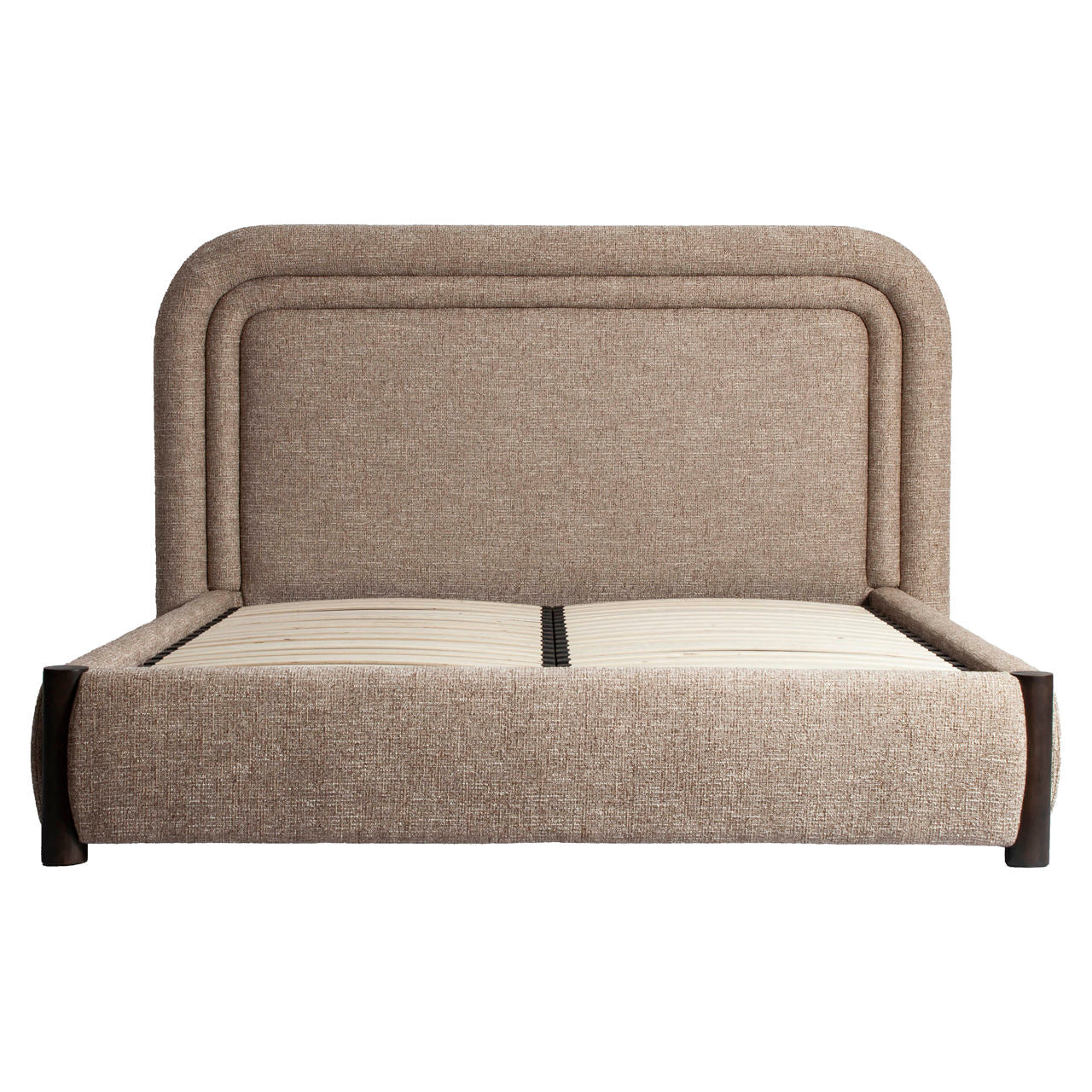 Bed Citadel sand tweed 160x200 (mattress size (excl.))
