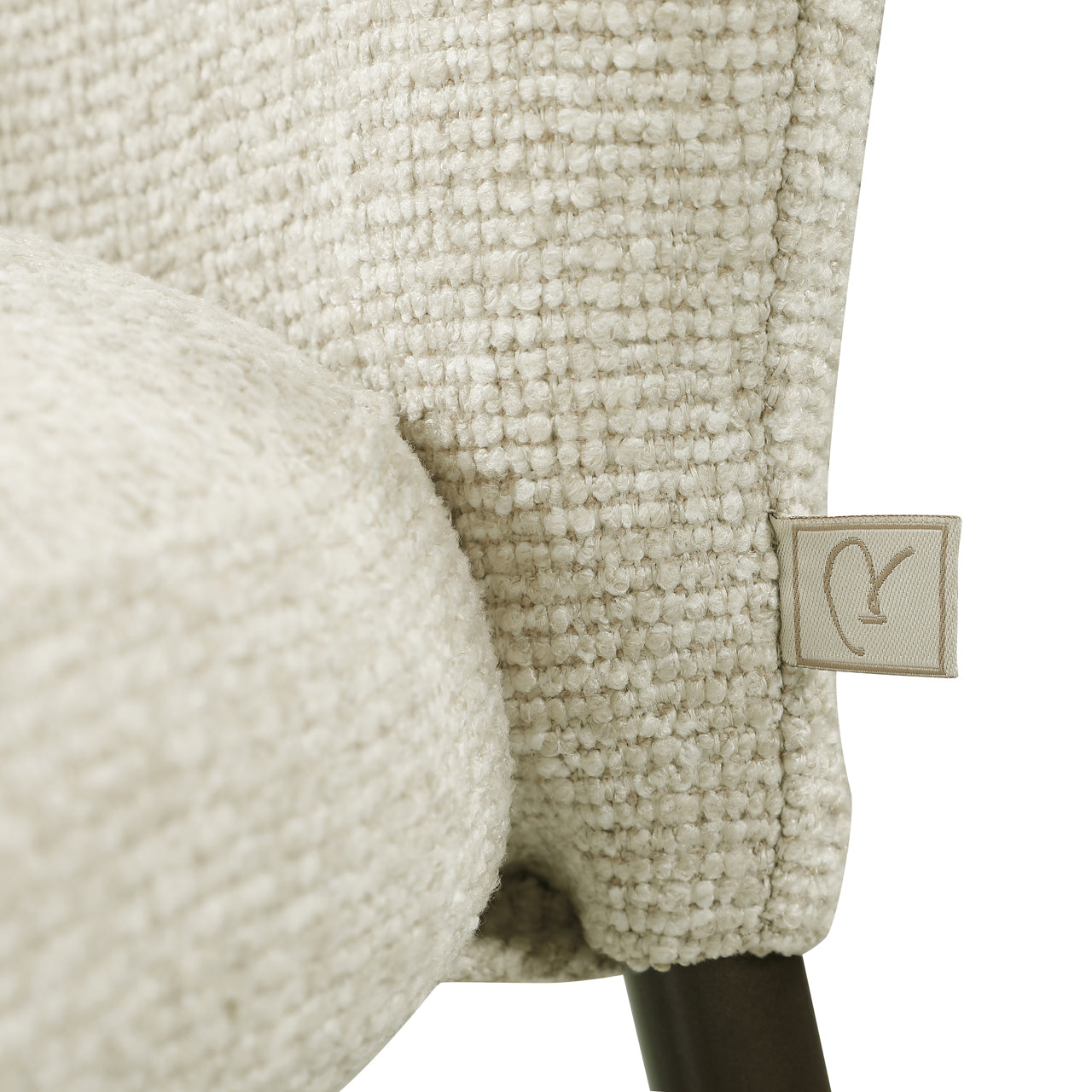 Dining chair Stacker biscotti fire retardant (Set of 2)