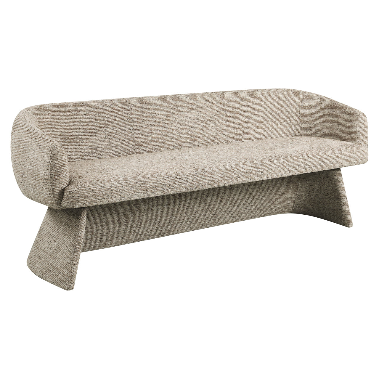 Dining bench Quiriro mocca linear