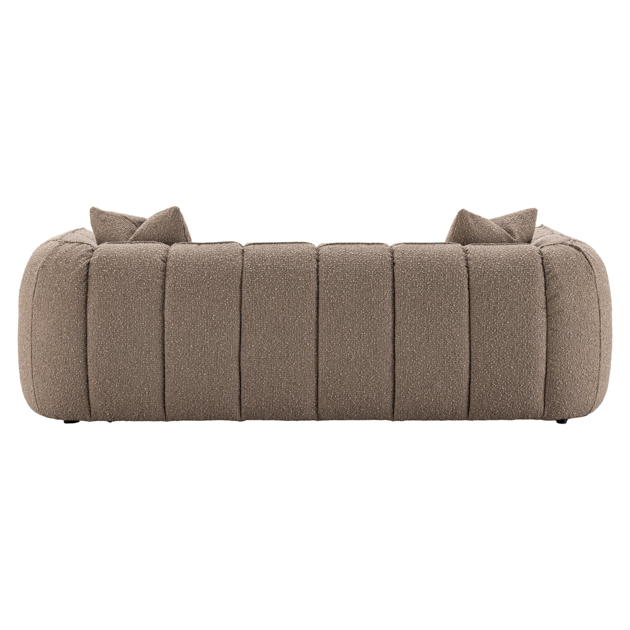 Sofa Hogan mocca chunky 3-seater fire retardant