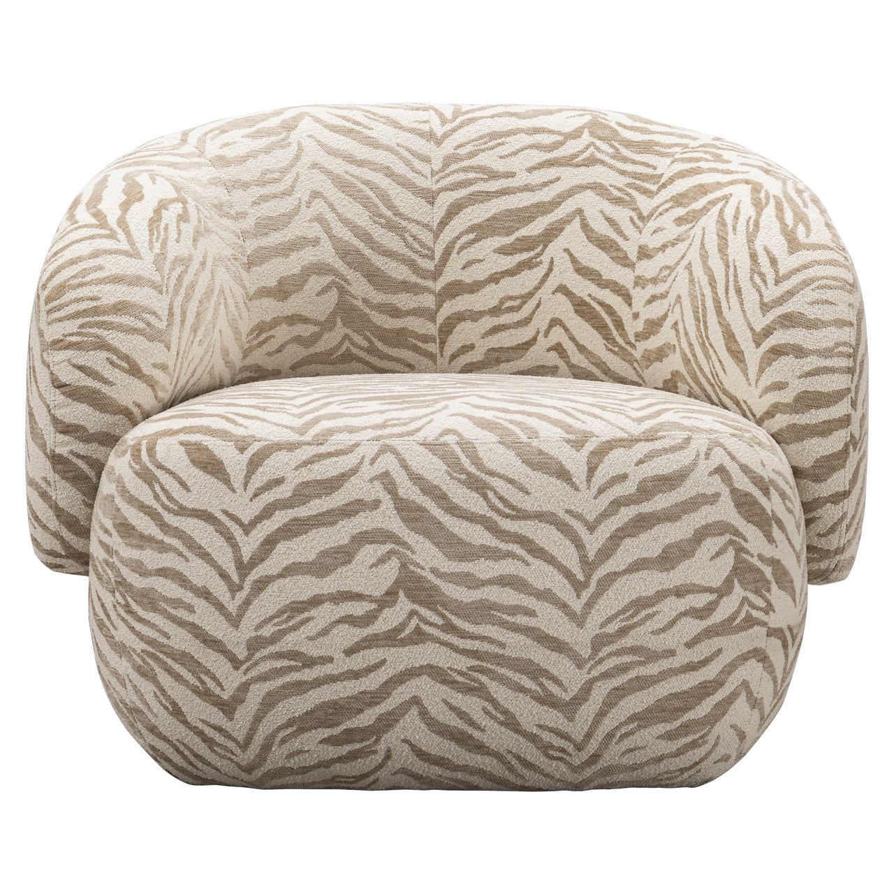 Lounge chair Milano beige tiger