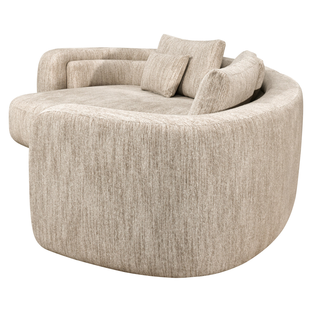 Sofa Angusto natural softweave lounge left