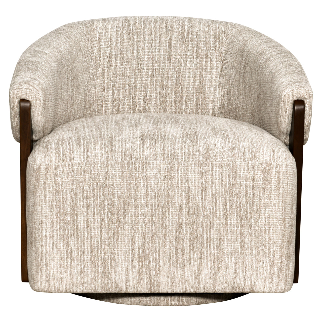 Lounge chair Marina natural softweave swivel fire retardant