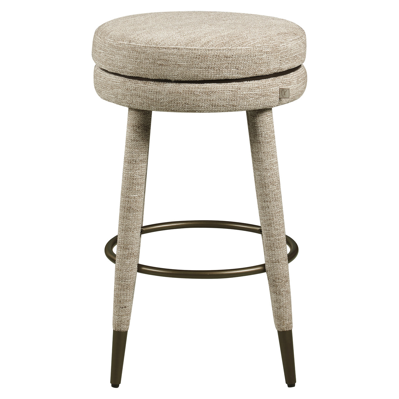 Counter stool Tenashar natural softweave swivel