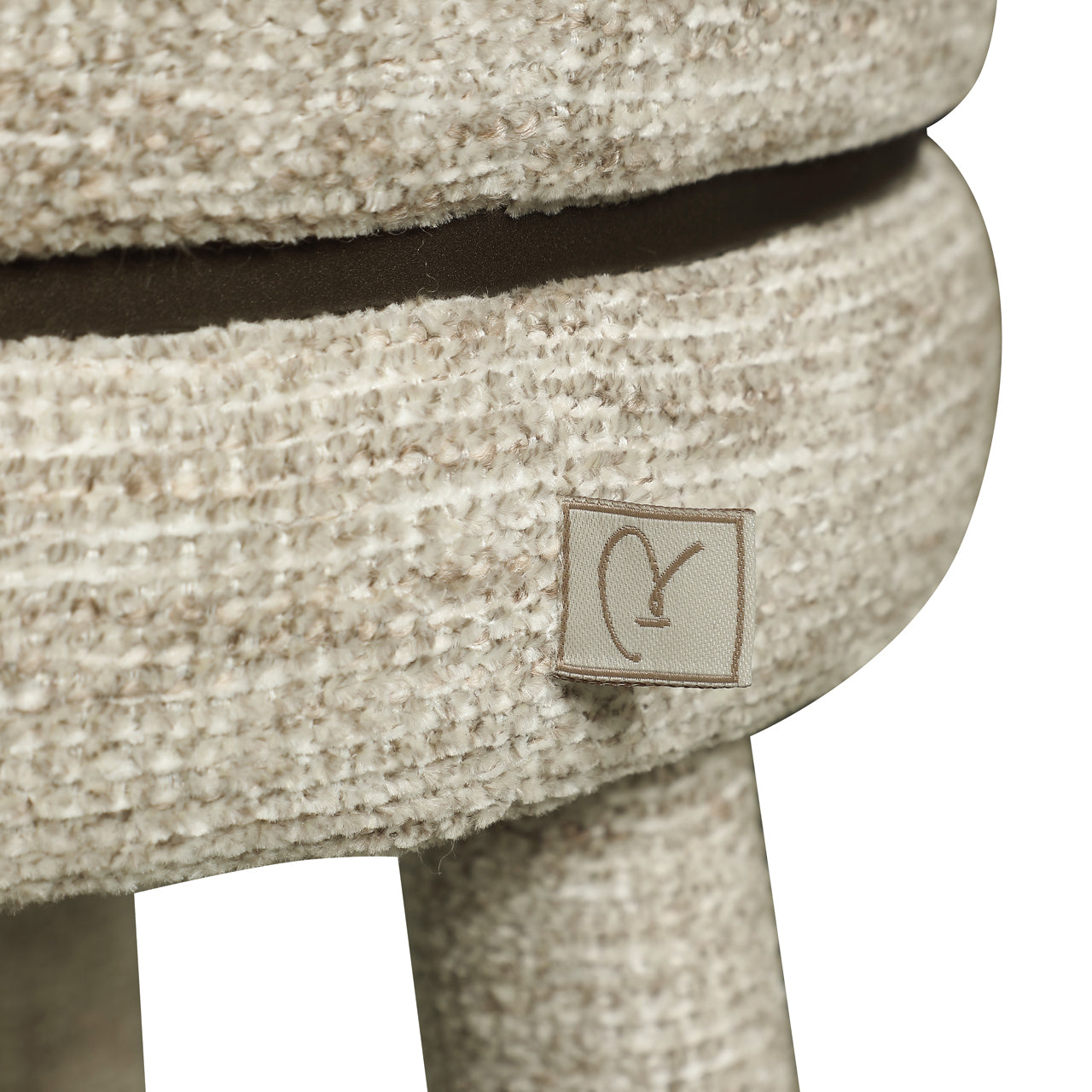 Counter stool Tenashar natural softweave swivel