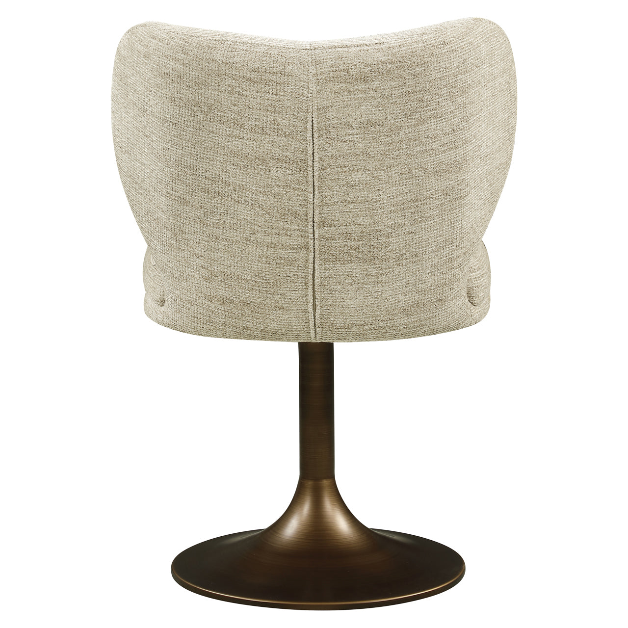 Dining chair Amely natural softweave swivel