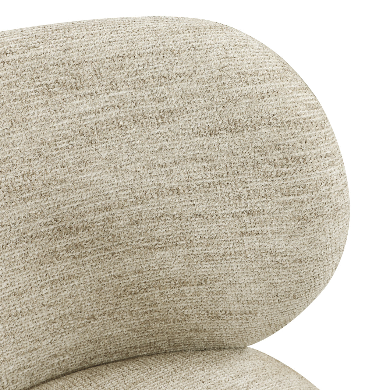 Dining chair Amely natural softweave swivel