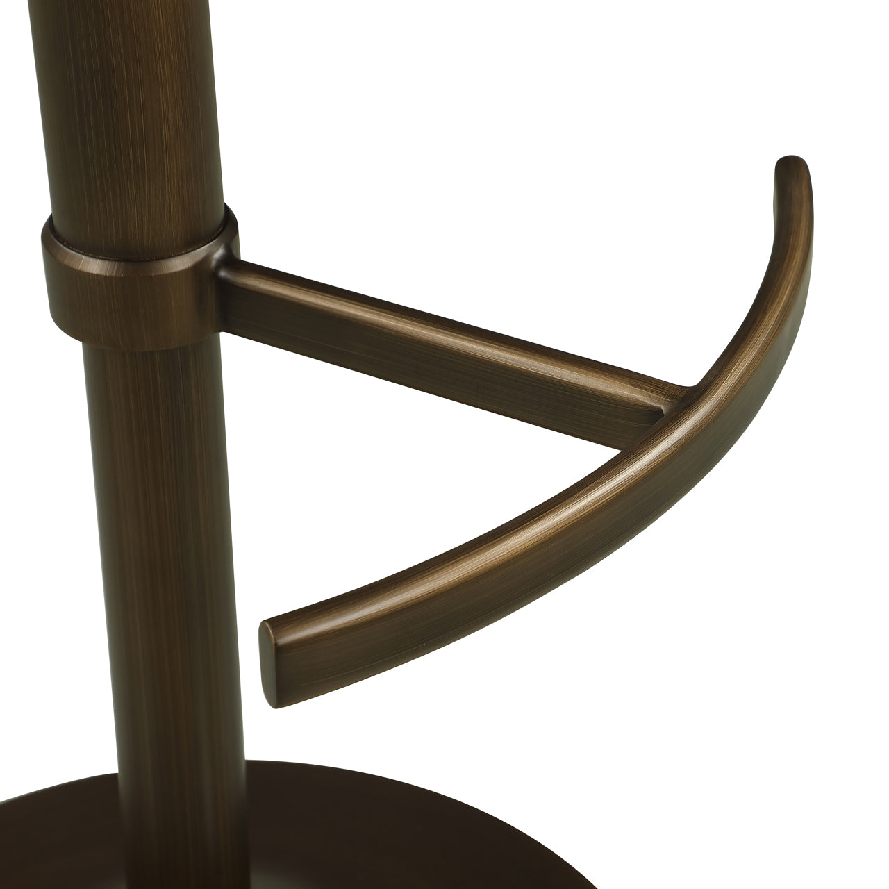 Bar stool Amely natural softweave swivel