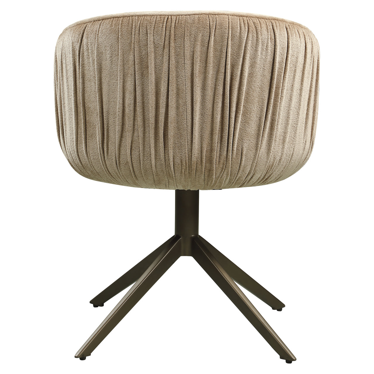 Dining chair Cassi sand soft swivel