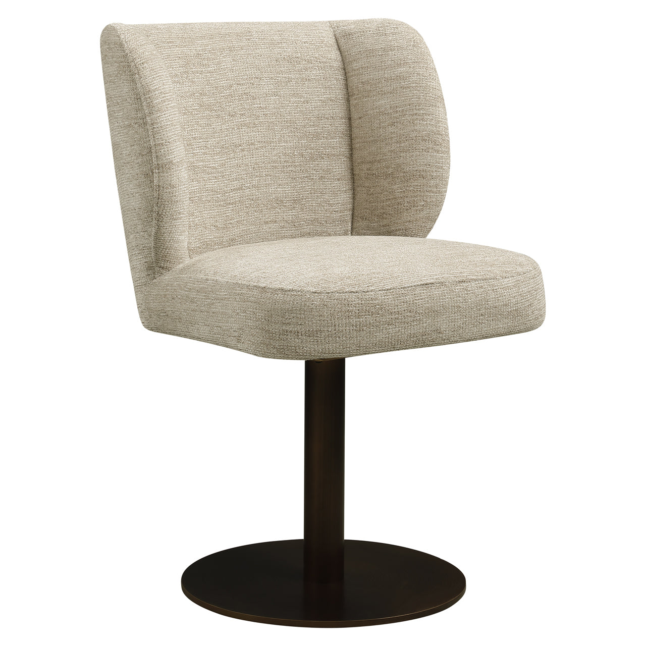 Dining chair Fiona natural softweave swivel