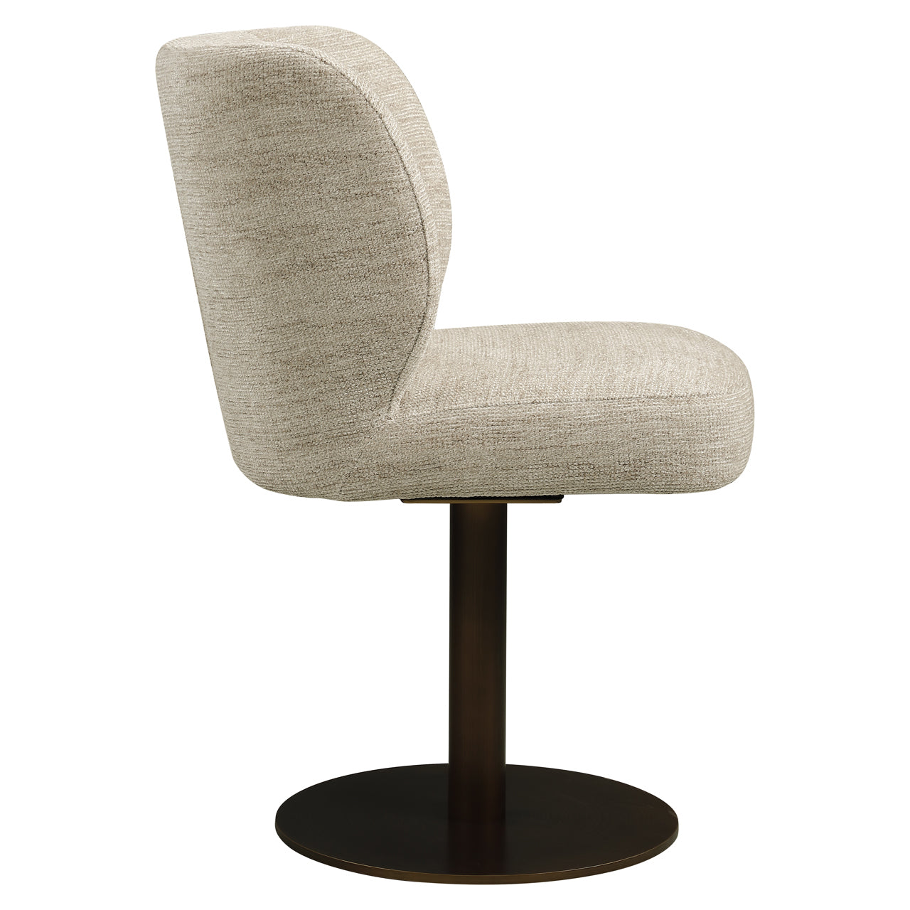 Dining chair Fiona natural softweave swivel