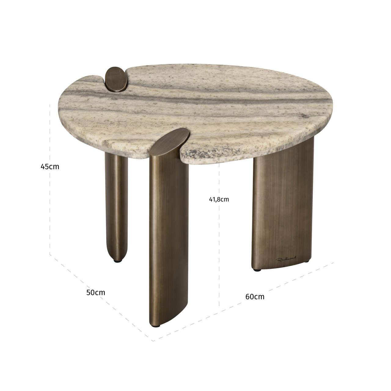 End table Arcadia grey