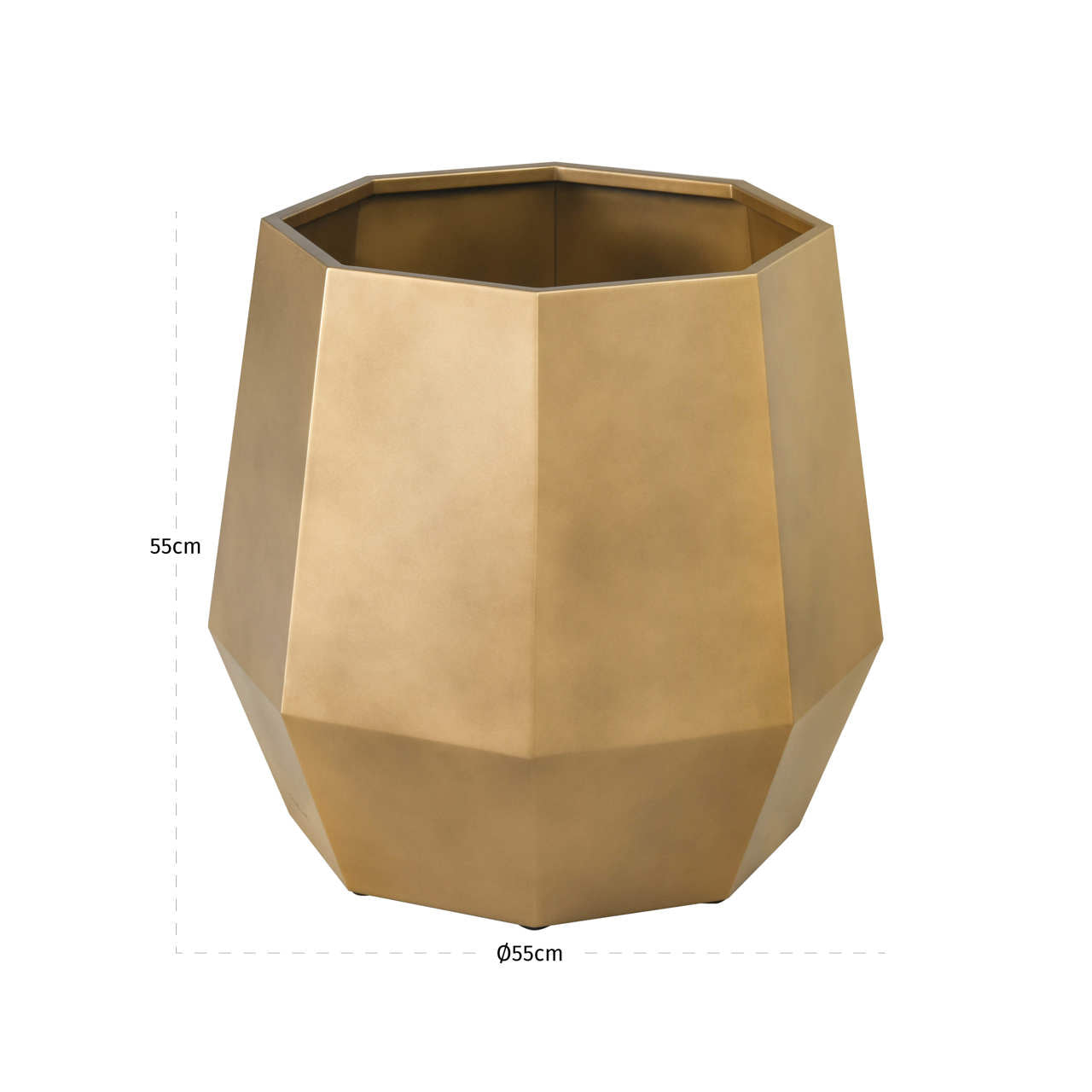 Planter Axis bronze gold medium