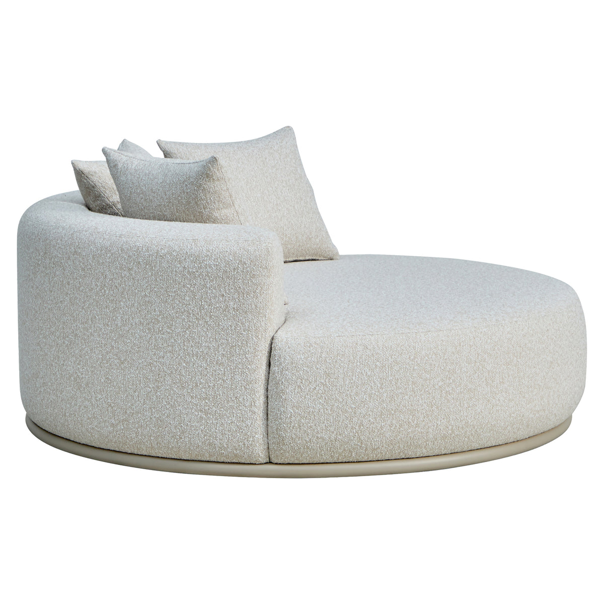 Outdoor daybed Belucci ecru round