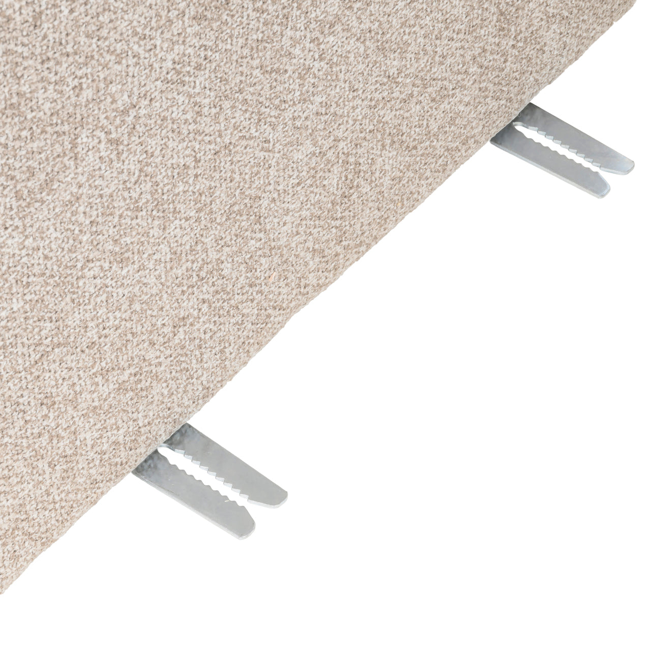 Dining bench Landmark customized open end left straight - fully upholstered