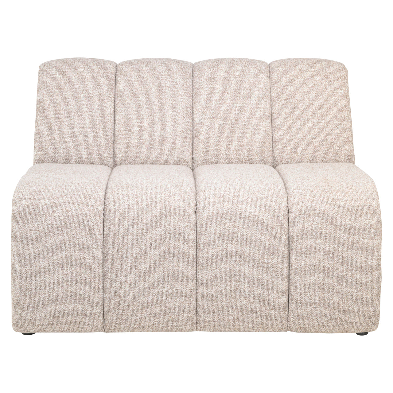 Dining bench Landmark cayenne brown straight - fully upholstered