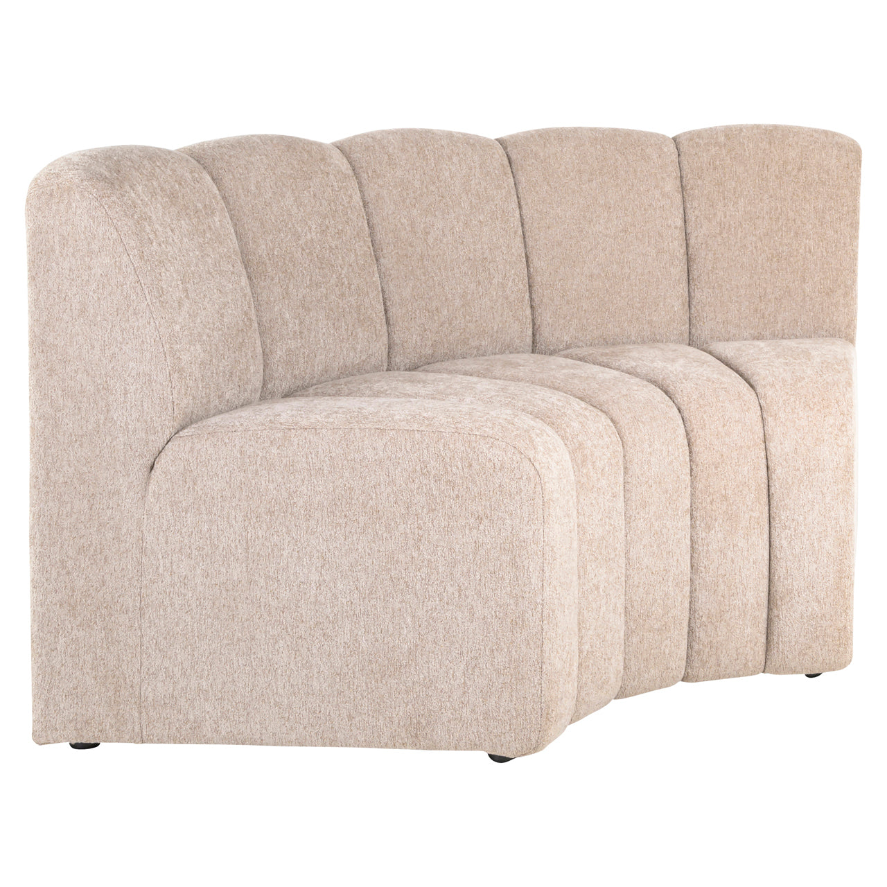 Dining bench Landmark customized corner round - fully upholstered