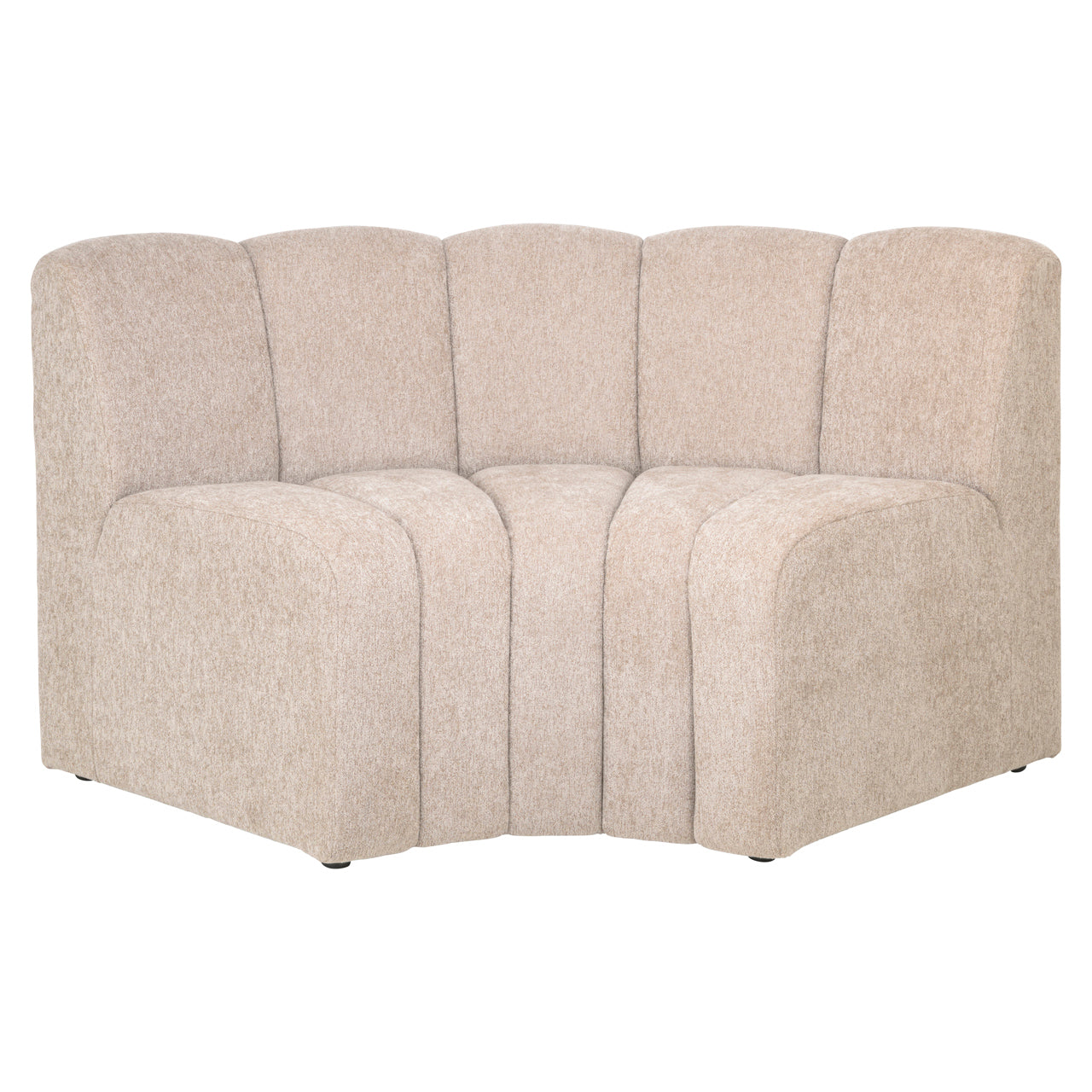 Dining bench Landmark customized corner round - fully upholstered