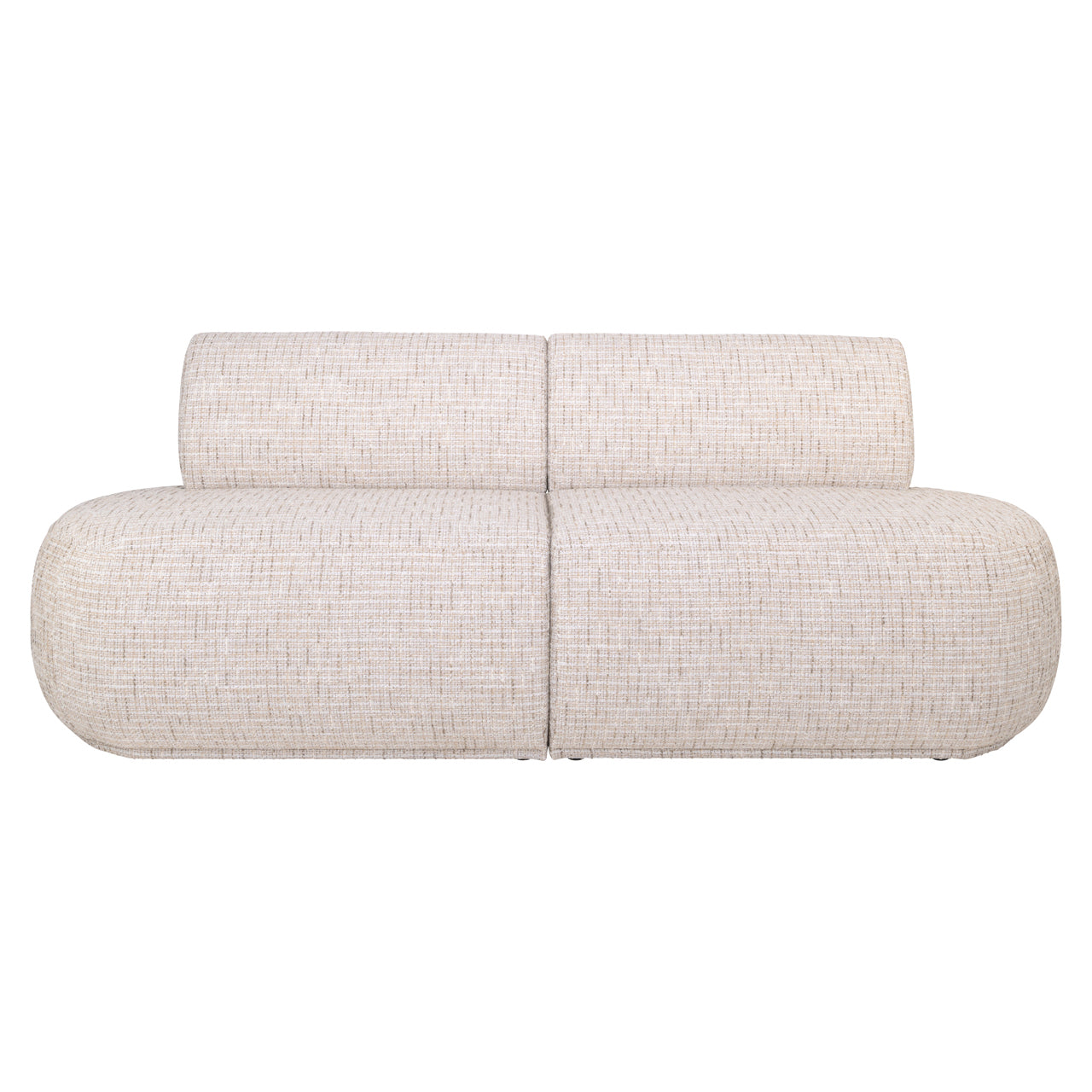 Dining bench Sorrobon trendy cream open end left straight