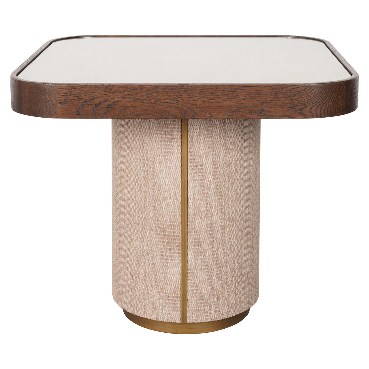 End table Willox brown including glass