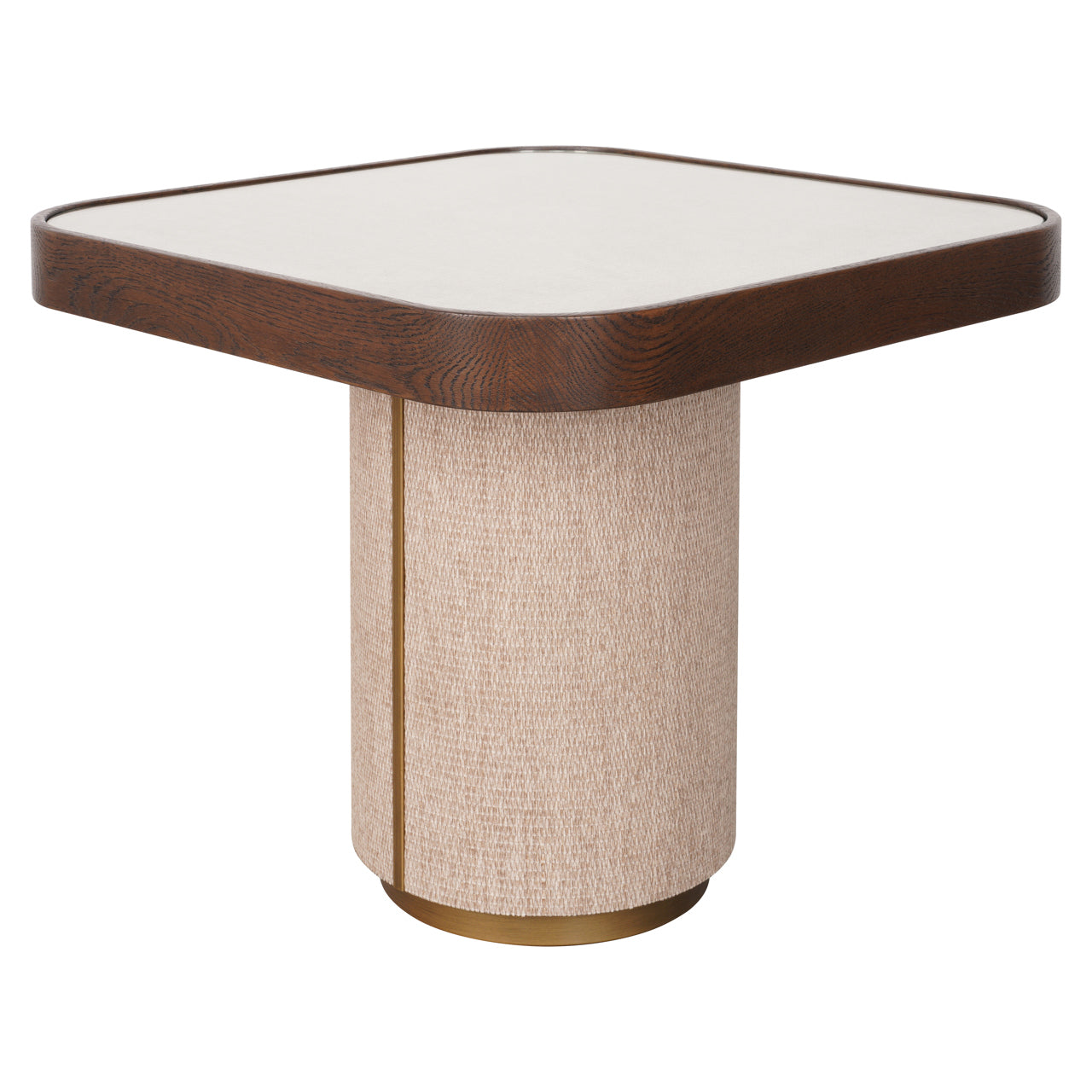 End table Willox beige including glass