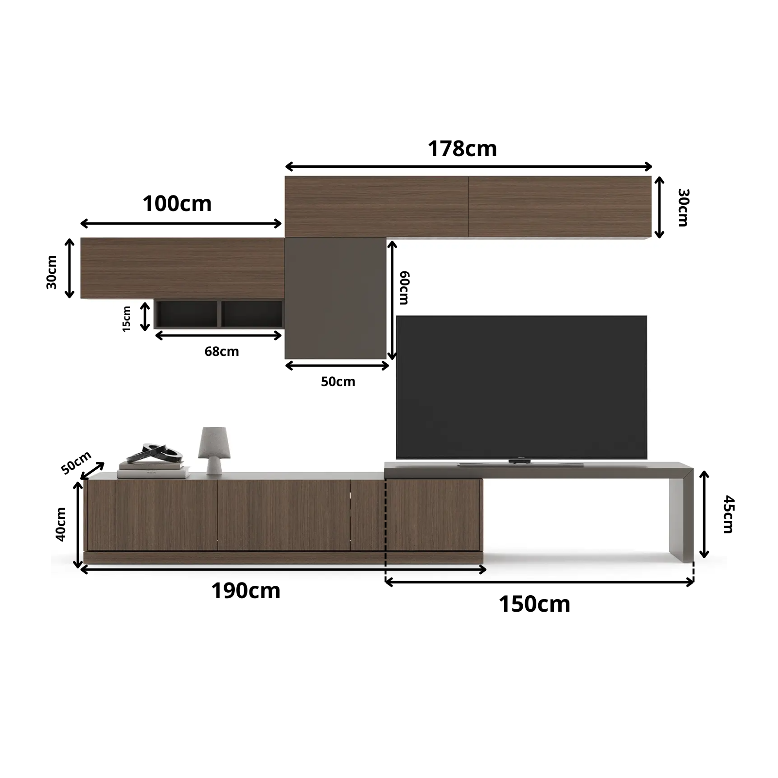 TV Unit Barcelona Option 2