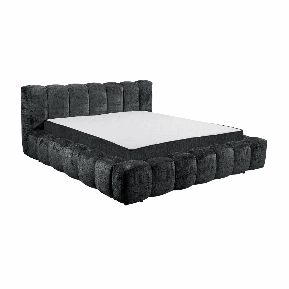 Boxspring Bexter - Black | Includes Slatted Base & Matress