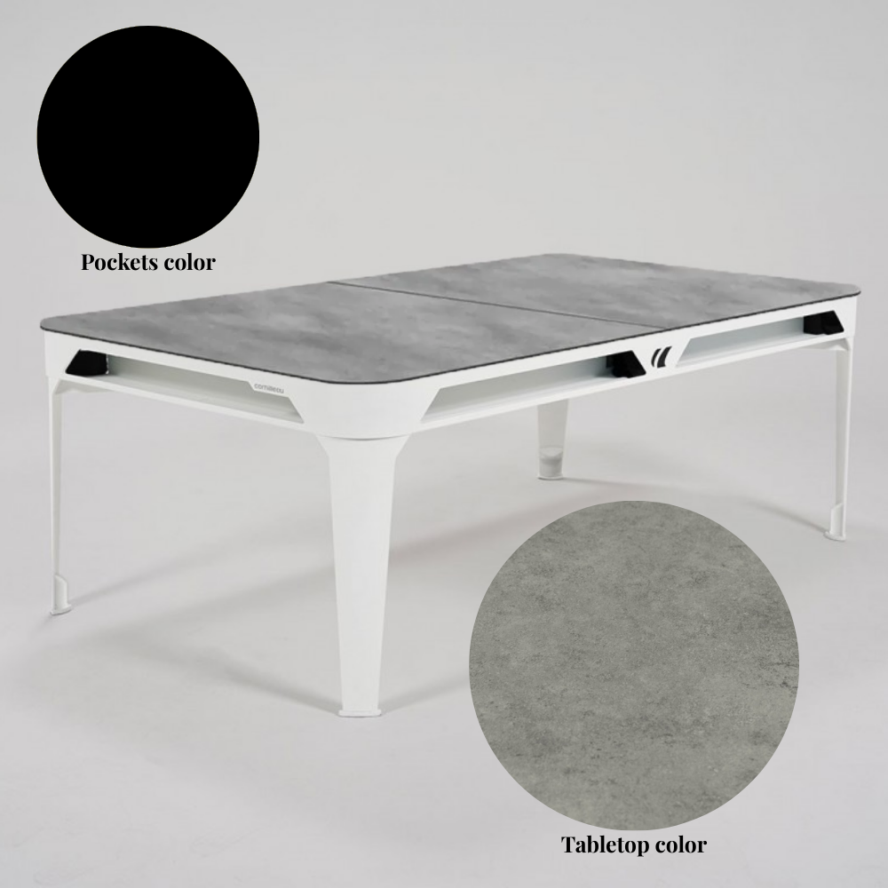 Outdoor Pool & Dining Table 7FT White