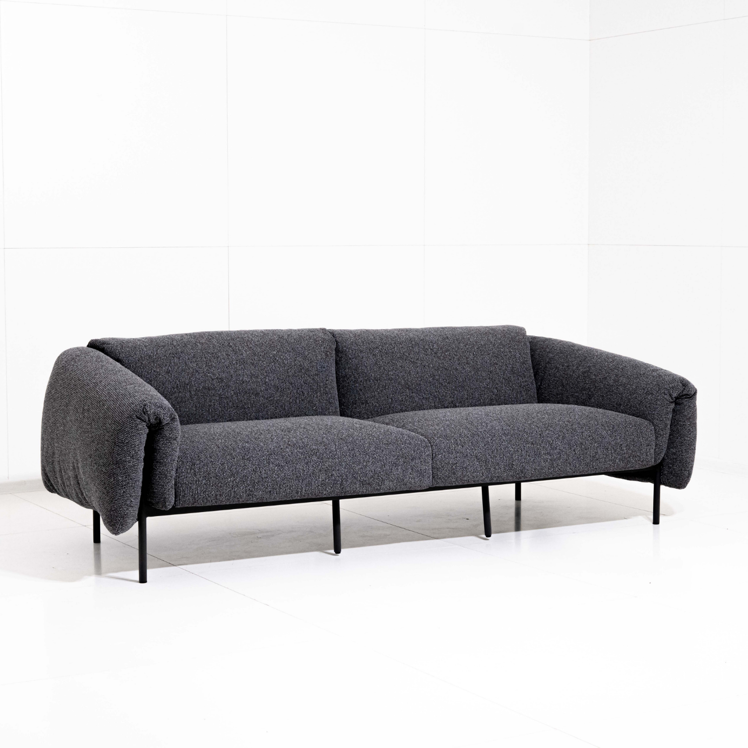 Outdoor Sofa Zerio - Black 224x98x70cm