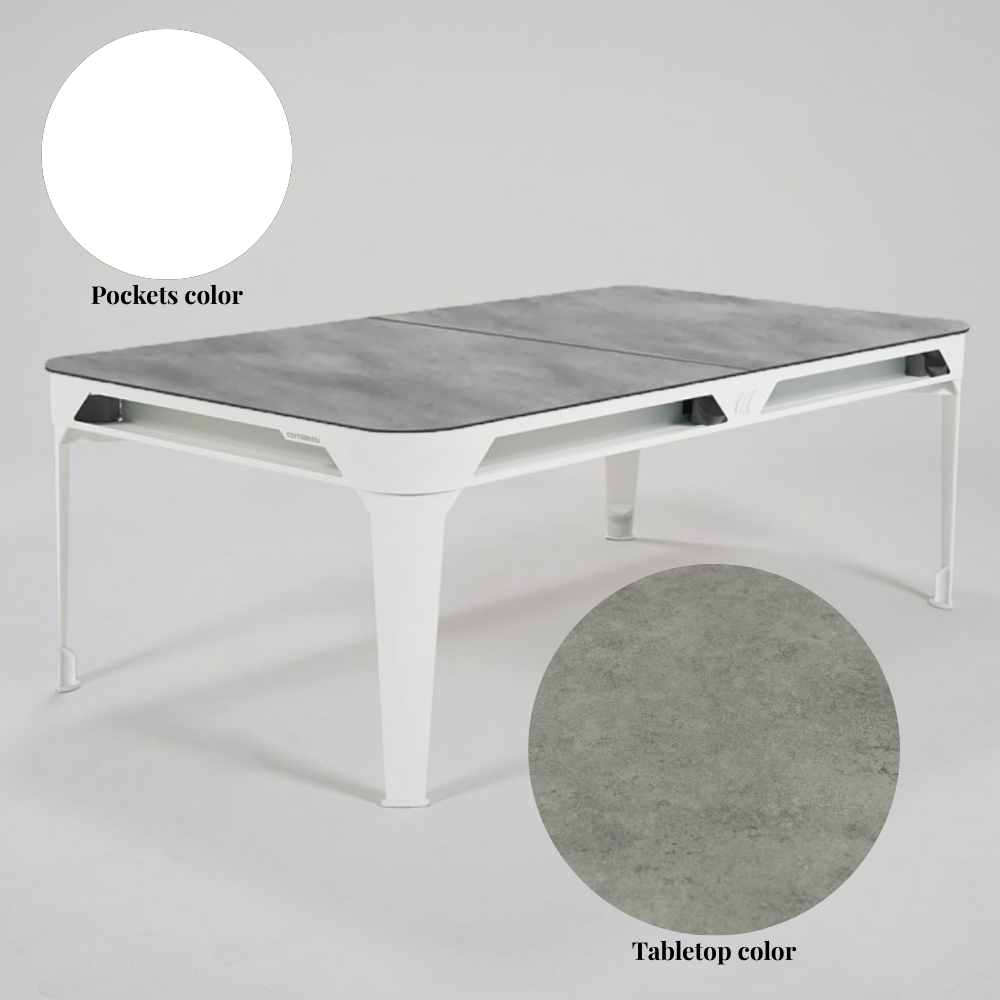 Outdoor Pool & Dining Table 7FT White