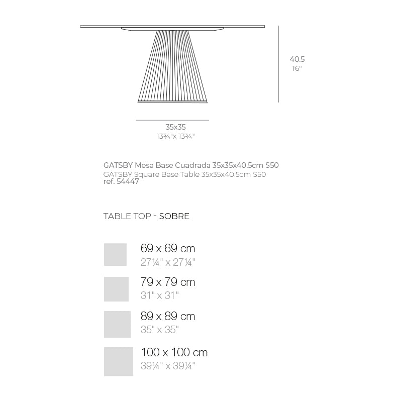 Gatsby Base 35X35X40Cm S50