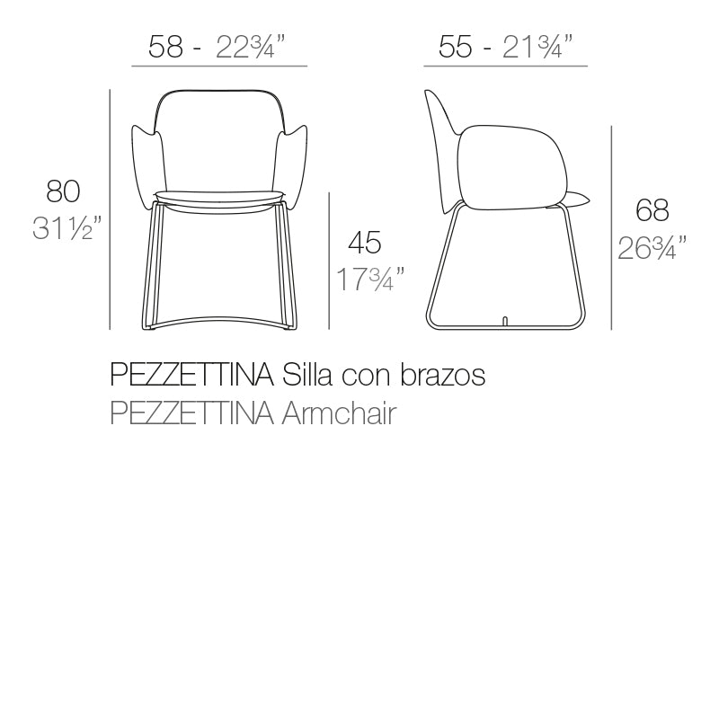 Pezzettina Armchair