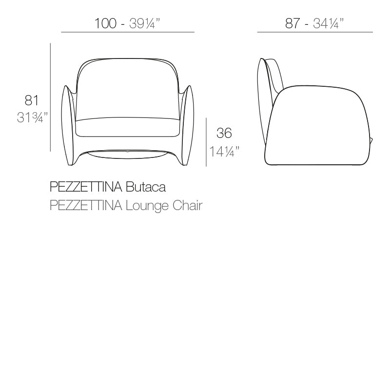 Pezzettina Lounge Chair