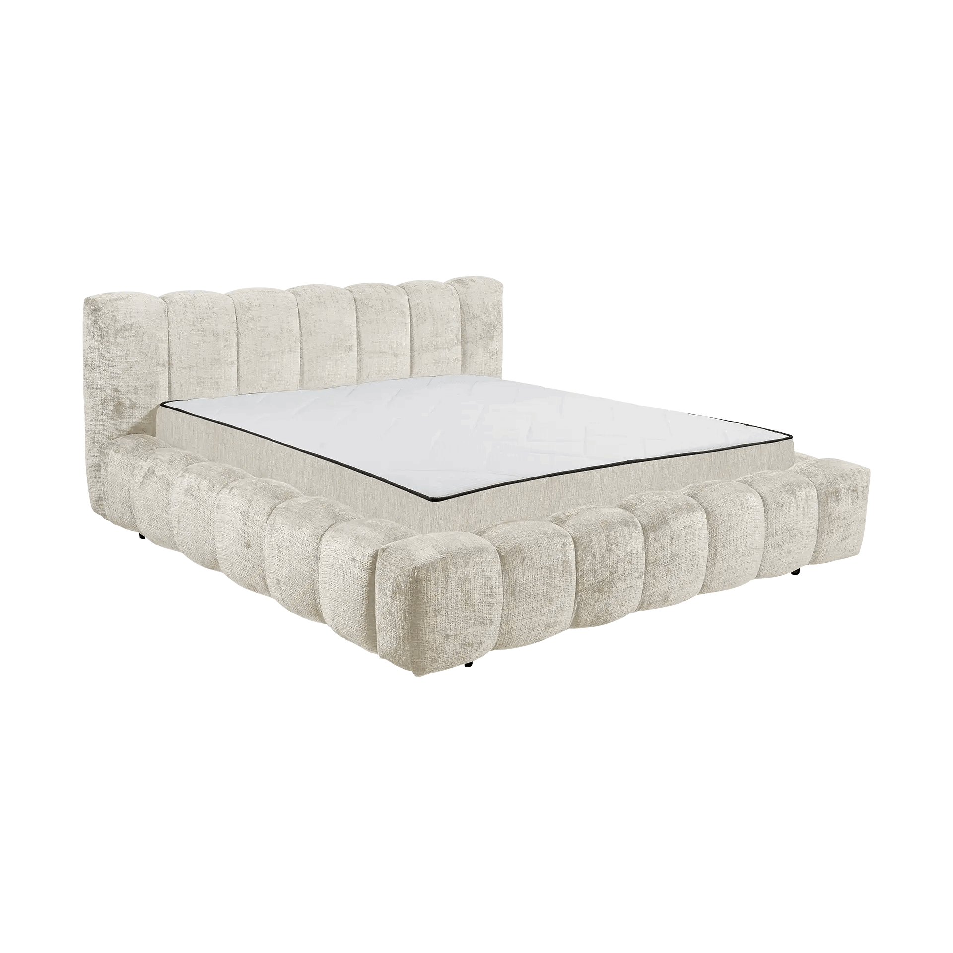 Boxspring Bexter - Beige | Includes Slatted Base & Matress