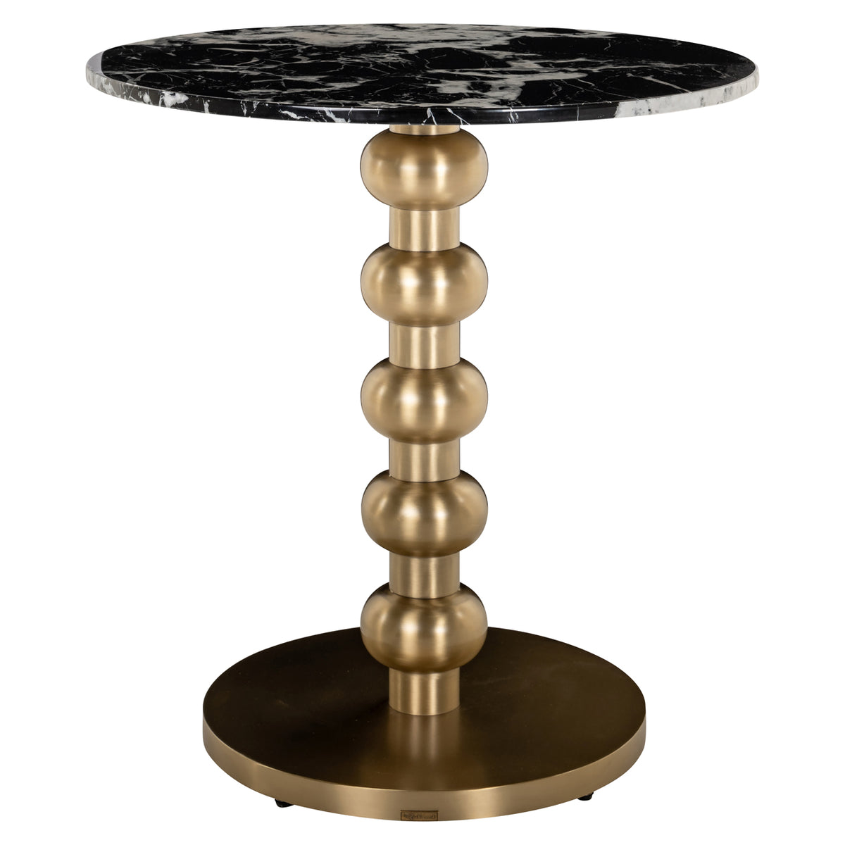 Bistro table Witlox black/gold 75Ø