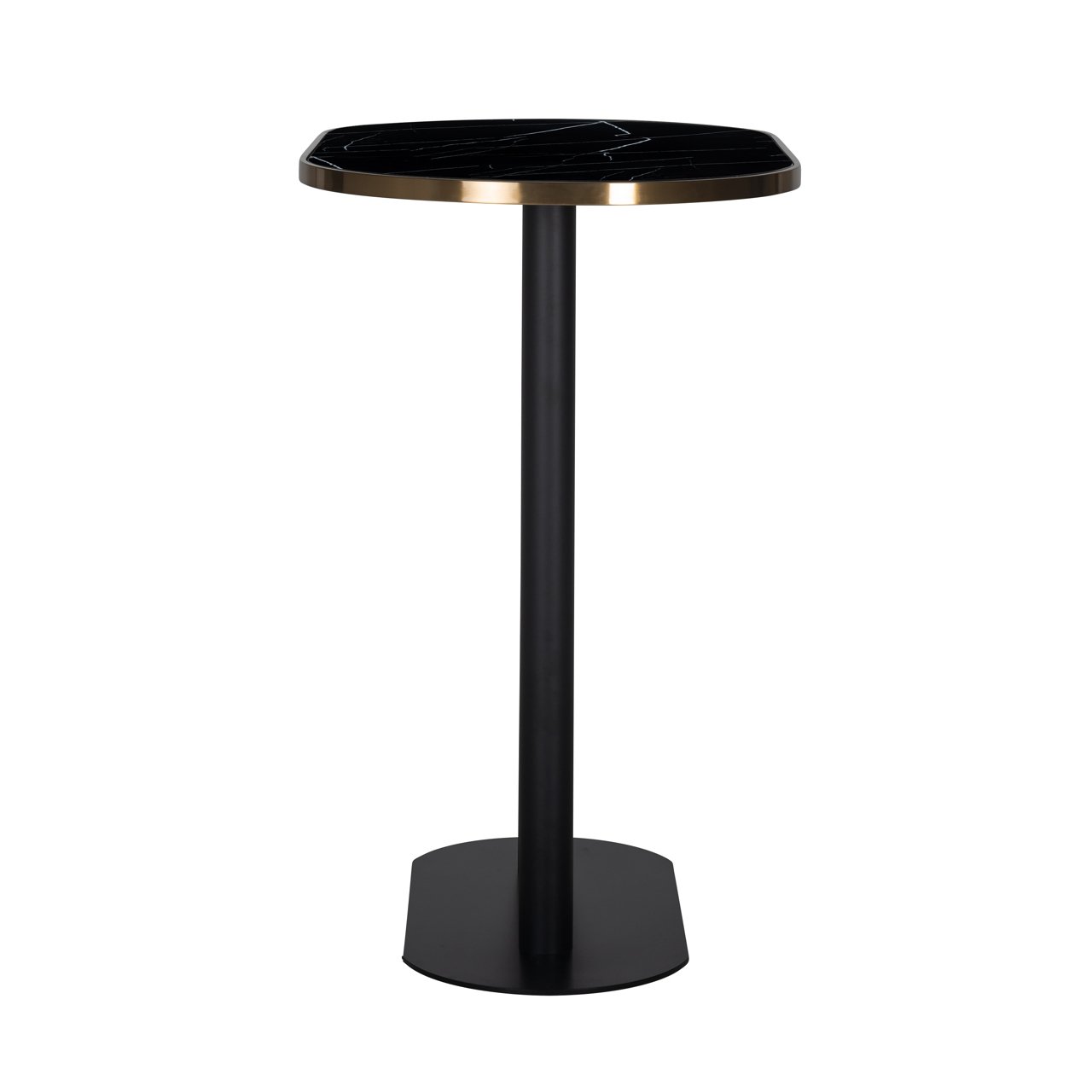 Bar table Zenza black oval