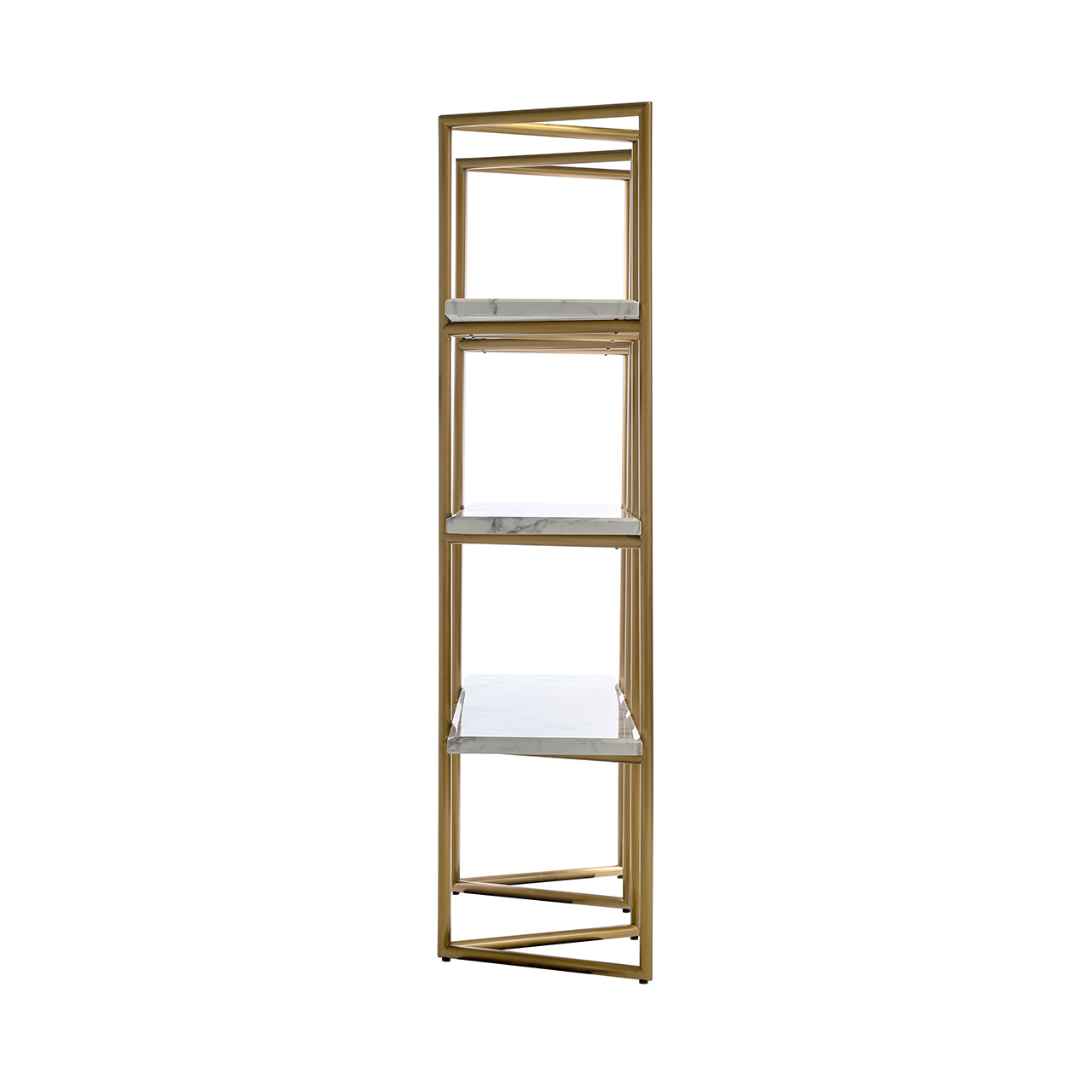 Display cabinet Lagrand 3-shelves (Gold)