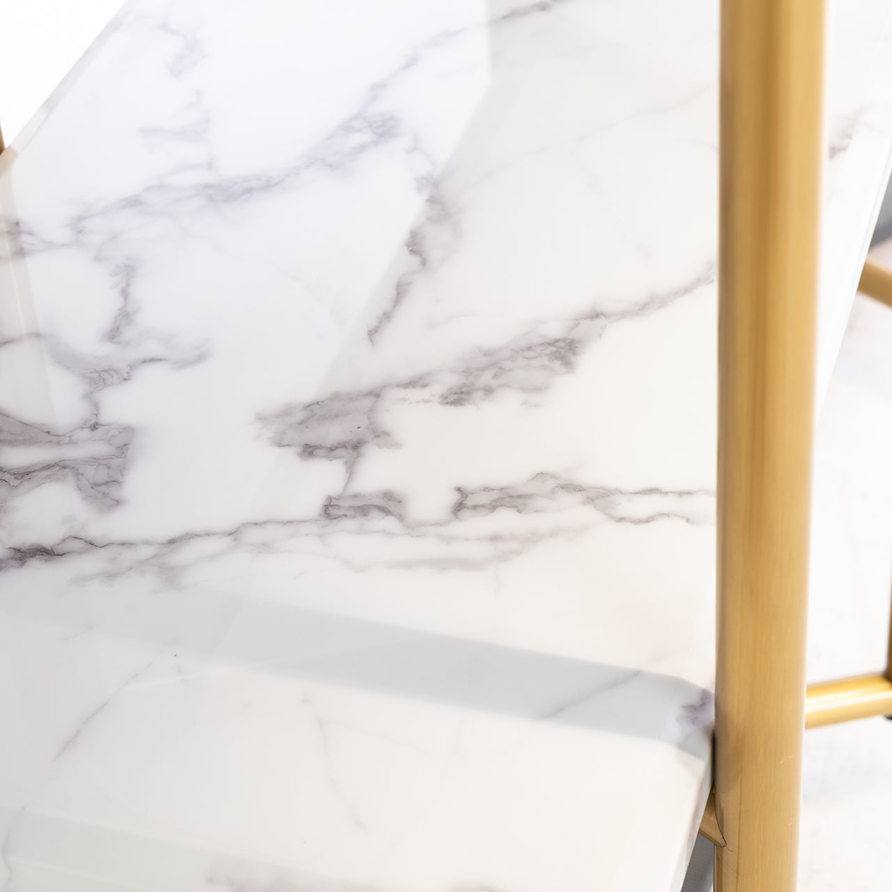 Display cabinet Lagrand 3-shelves (Gold)