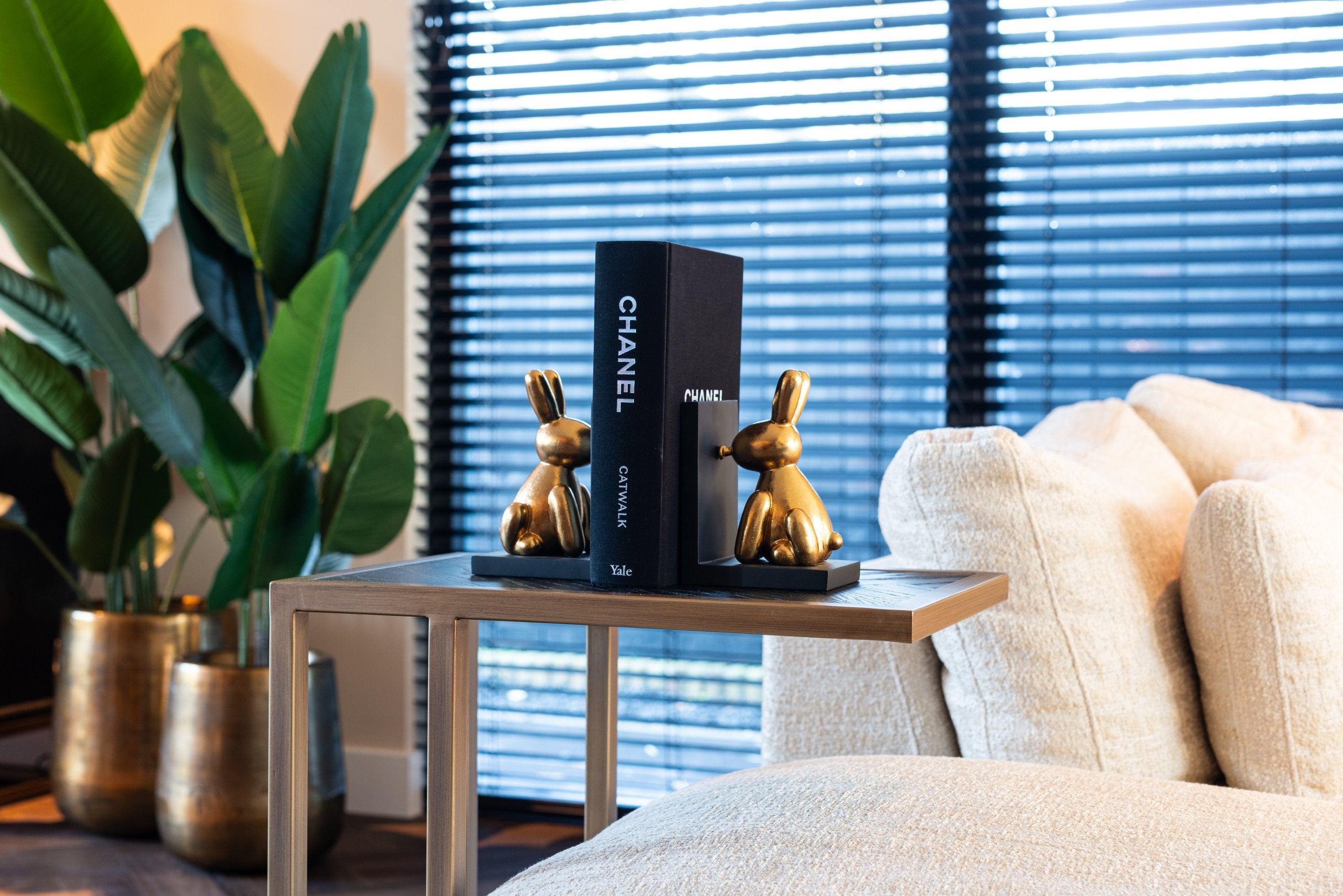 Sofa table Blackbone Brass black rustic