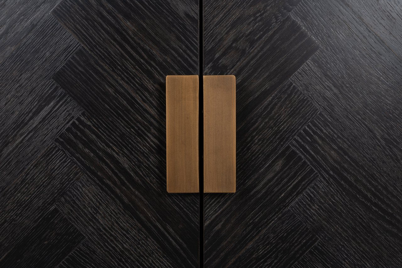 TV cabinet Blackbone Brass black rustic 200