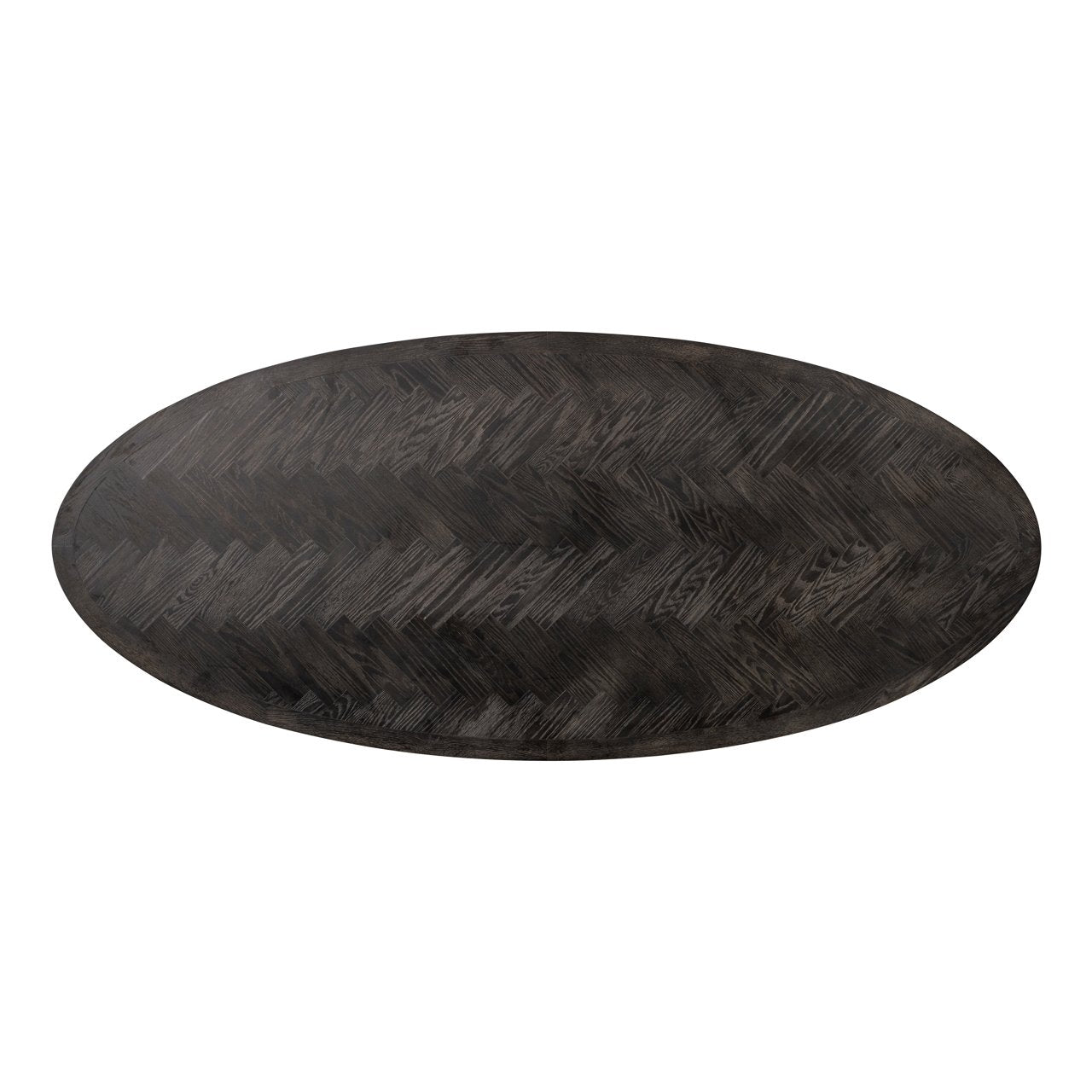 Dining table Blackbone Brass black rustic oval 230