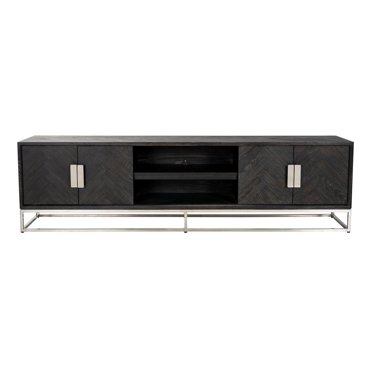 TV cabinet Blackbone Silver black rustic 220