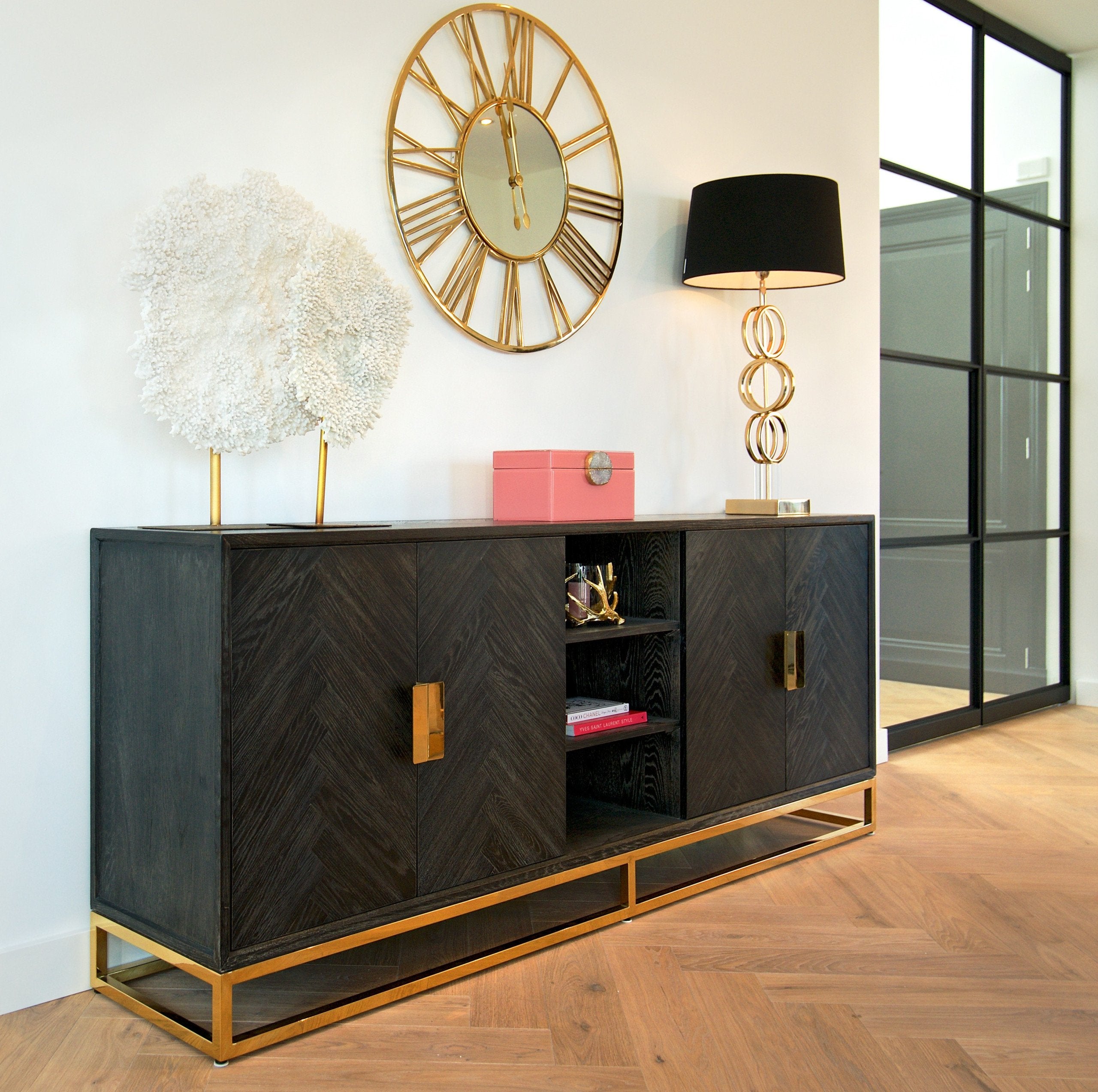 Sideboard Blackbone Gold black rustic