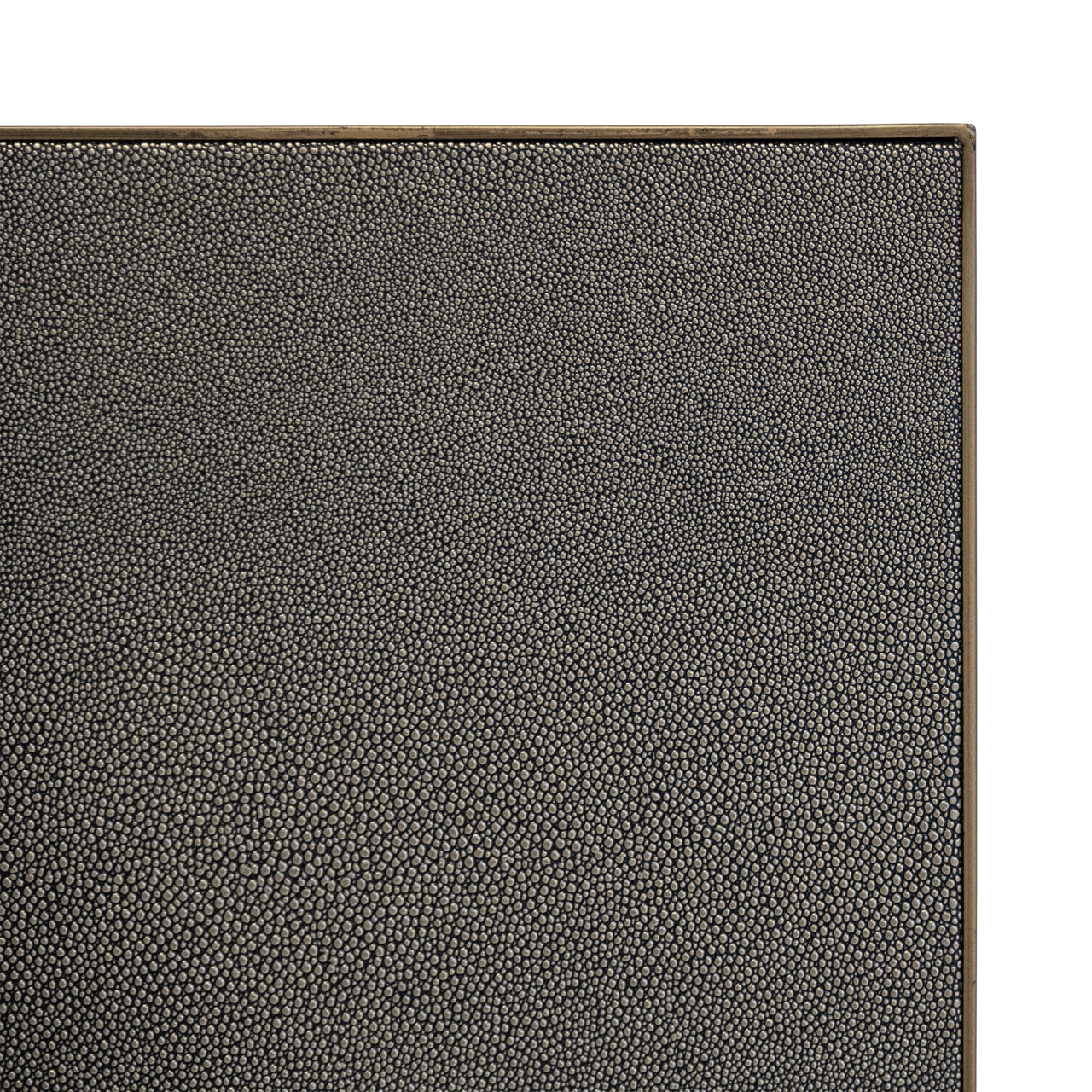Dining table Bloomville brass shagreen incl. glass top 230