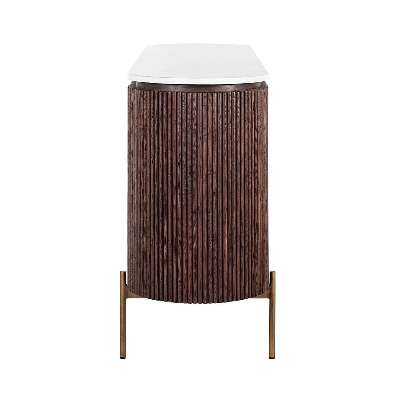 Sideboard Barkley 3-doors (Brushed Gold)