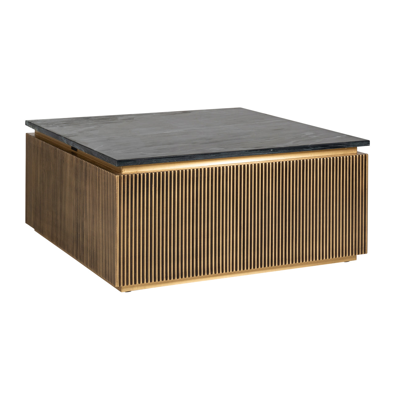 Coffee table Ironville gold 90x90